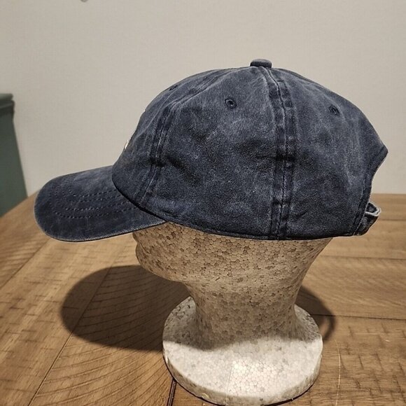 Nissi Dad Hat - Baseball Cap - Faded Blue Denim Look - Adjustable Strap Back - Picture 2 of 6